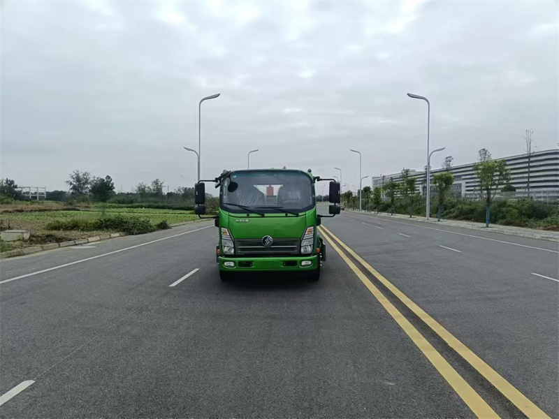 纯电动重汽王牌勾臂垃圾车