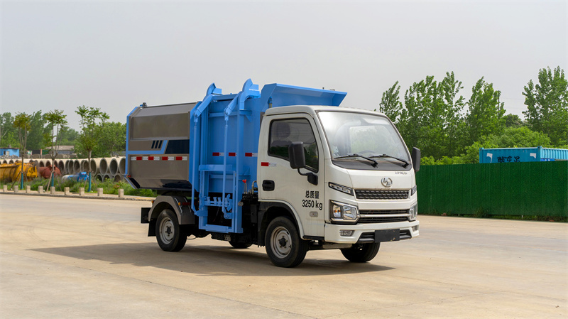 5方上汽跃进纯电动挂桶垃圾车