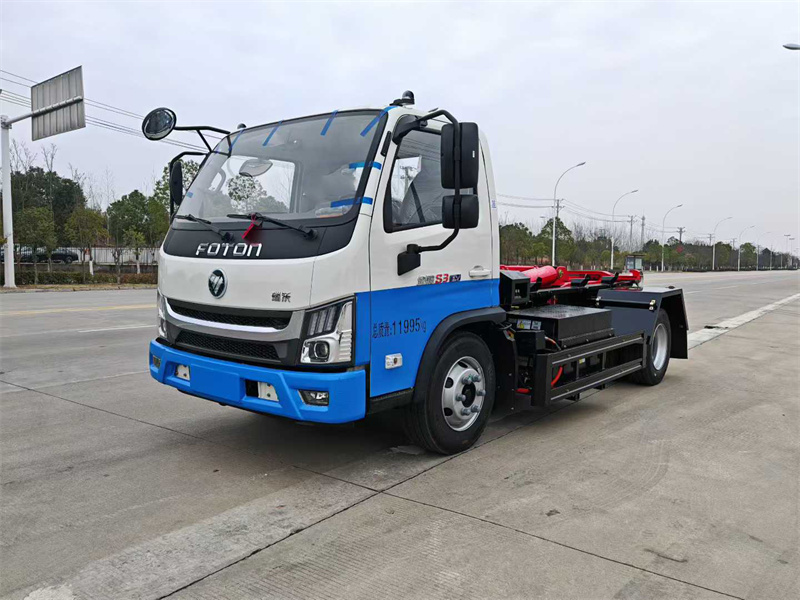 纯电动福田金刚S3勾臂垃圾车