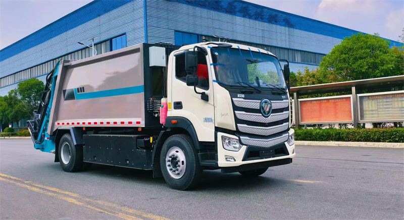 15方福田欧曼纯电动压缩垃圾车