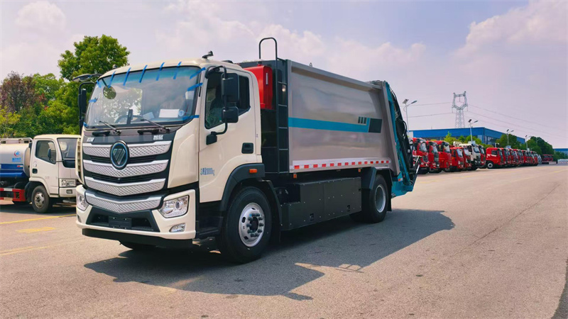 15方福田欧曼纯电动压缩垃圾车