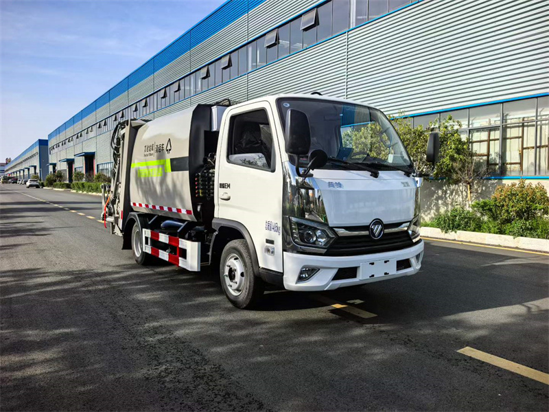 6方福田奥铃纯电动压缩垃圾车