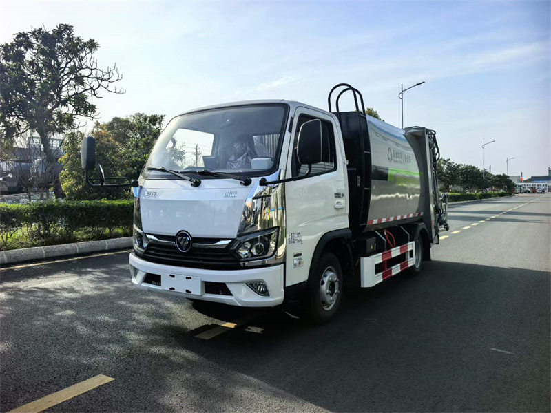6方福田奥铃纯电动压缩垃圾车