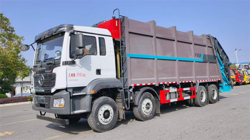 40方陕汽德龙前四后八压缩垃圾车