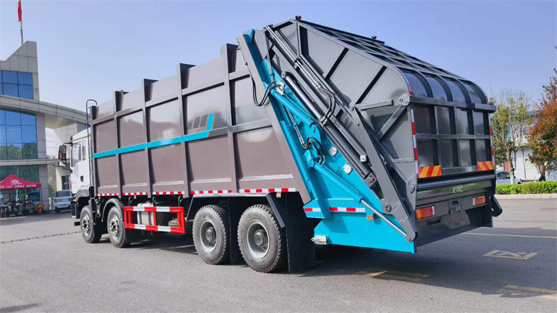 40方陕汽德龙前四后八压缩垃圾车