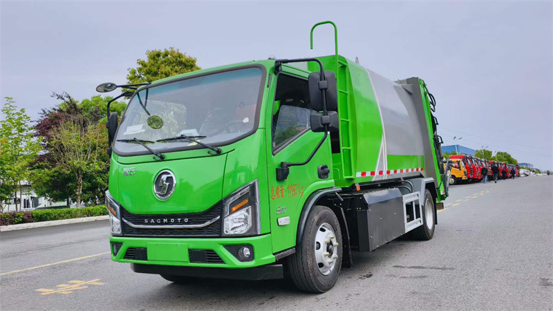 10方陕汽智云纯电动压缩垃圾车