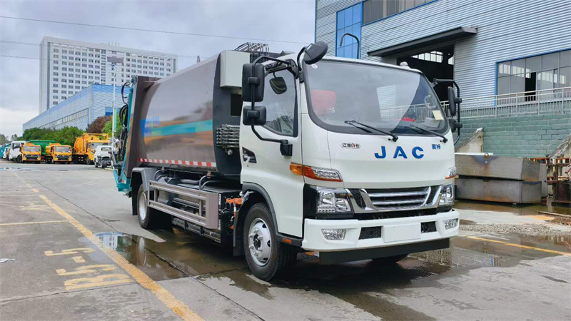 10方纯电动江淮骏铃压缩垃圾车